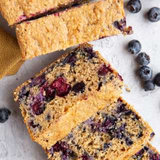 Blueberry Oatmeal Cottage Cheese Bread