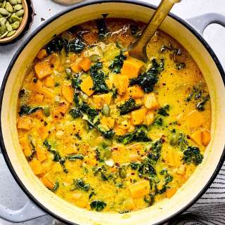Creamy Coconut Ginger Sweet Potato Soup