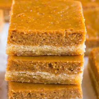 Paleo Pumpkin Pie Bars