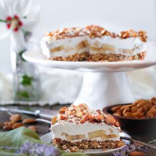 No Bake Vegan Banana Cream Pie (Paleo)