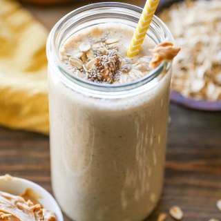 Banana Bread Oat Protein Smoothie