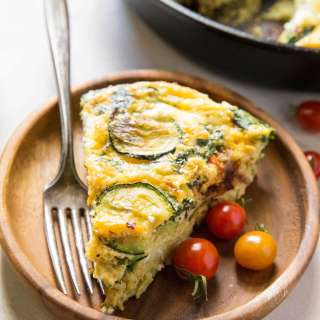 Spinach Frittata with Zucchini