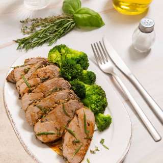 Herb-Crusted Pork Tenderloin