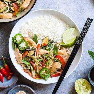 Spicy Thai Basil-Chicken Stir-Fry