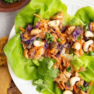 Thai Chicken Lettuce Wraps