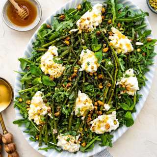 Roasted Asparagus with Burrata Recipe