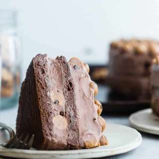 Chickpea Cookie Dough Homemade Ice Cream Cake