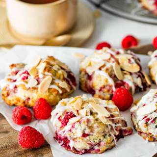 Raspberry Almond Biscuits Recipe