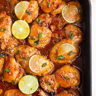 Baked Korean BBQ Chicken