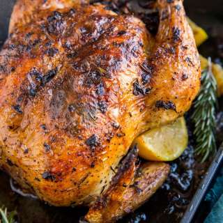 Garlic Butter Roast Chicken