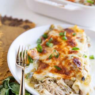 Chicken Enchiladas with Green Sauce