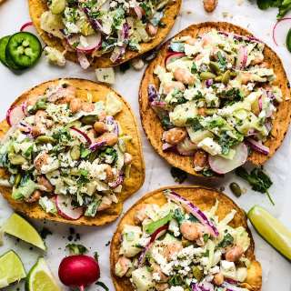 Crispy Southwestern Salad Tostadas