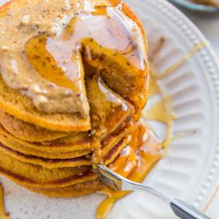 Sweet Potato Protein Pancakes
