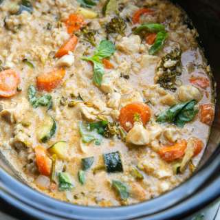 Crock Pot Thai Red Curry Chicken