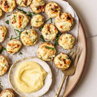 Cream Cheese-Stuffed Mushrooms