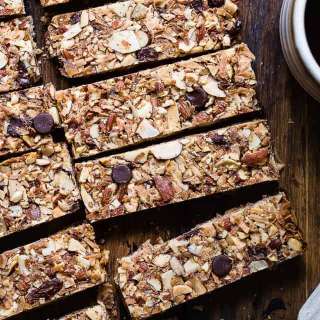 Sugar-Free Keto Low-Carb Granola Bars Recipe