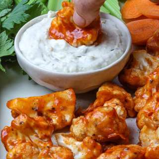 Buffalo Cauliflower Bites
