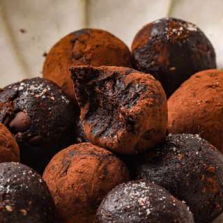 Salted Chocolate Brownie Bites