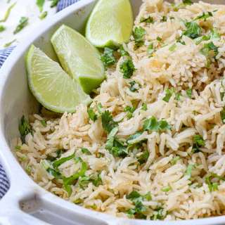 Baked Cilantro-Lime Rice
