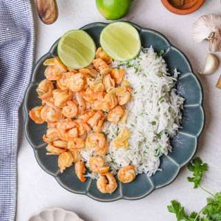 Cilantro-Lime Shrimp And Rice