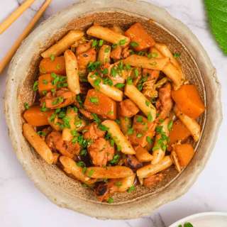 Dakgalbi (Korean Spicy Chicken Stir Fry)