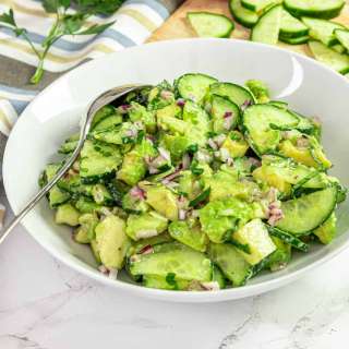 Cucumber-Avocado Salad
