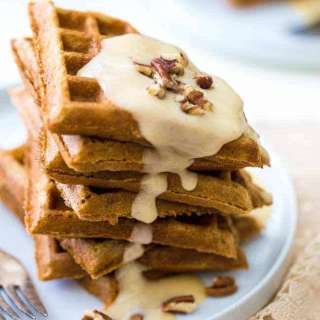 The Best Whole-Wheat Waffle Recipe (with Eggnog Cream Sauce)