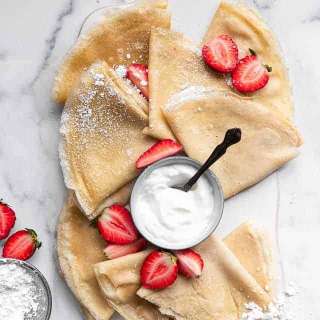 Healthy Whole-Wheat Crêpes Recipe