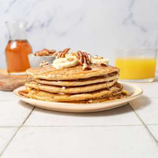 Banana Oatmeal Pancakes