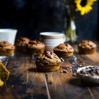 Healthy Banana Muffins with Turmeric