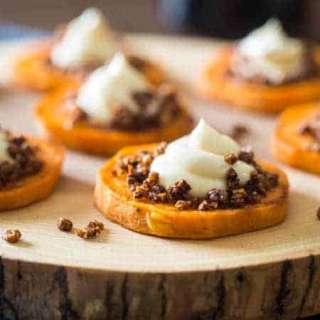 Roasted Sweet Potato Pie Bites