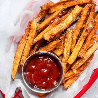 Crispy Baked Sweet Potato Fries In The Oven