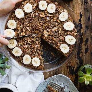 Quinoa Breakfast Bake With Dates And Bananas