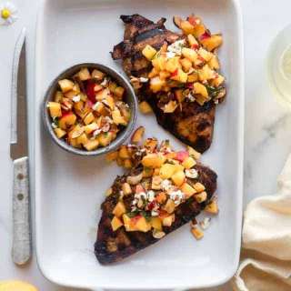 Chicken With Nectarine Fruit Salsa