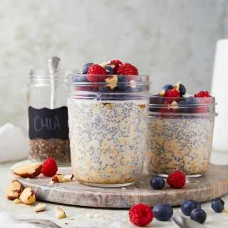 Overnight Oats With Chia Seeds