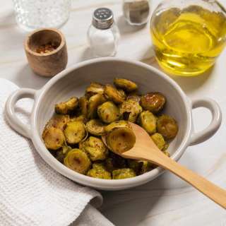 Maple-Roasted Brussels Sprouts