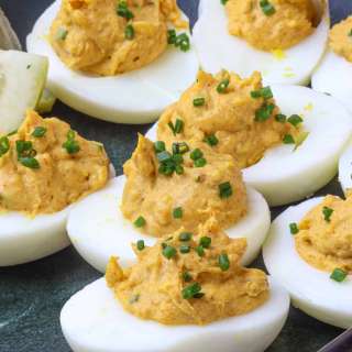 Mayo-Free Deviled Eggs