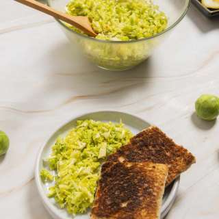 Shaved Brussels Sprouts Salad