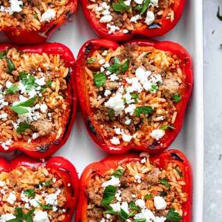 Mediterranean Grilled Stuffed Peppers