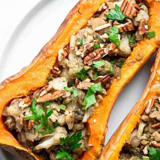 Delicious Stuffed Butternut Squash