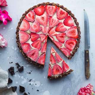 Neapolitan No-Bake Chocolate Tart