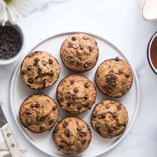 Healthy Gluten-Free Zucchini Muffins with Applesauce