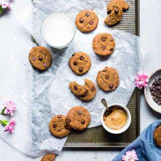 Peanut Butter Chickpea Chocolate Chip Cookies