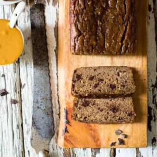 Paleo Banana Bread with Chocolate and Almond Butter