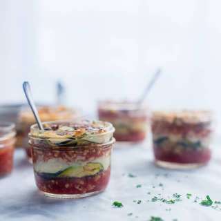 Mason Jar Zucchini Lasagna