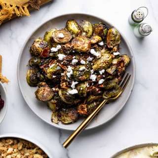 Oven-Roasted Honey Balsamic Brussels Sprouts