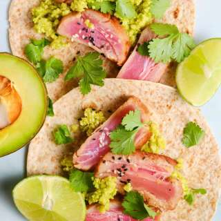 Seared Tuna Tacos