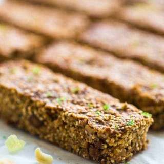 Quinoa Homemade Protein Bars with White Chocolate