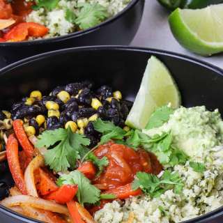 Cauliflower Rice Burrito Bowl Recipe