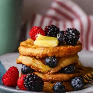 Air-Fryer Frozen Waffles